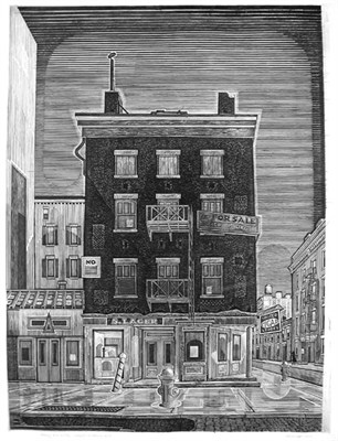 Lot 276 - Armin Landeck BLACK HOUSE, BLEECKER STREET (K....