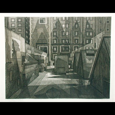 Lot 275 - Armin Landeck FISH (2); ROOFTOP AND SKYLIGHTS...