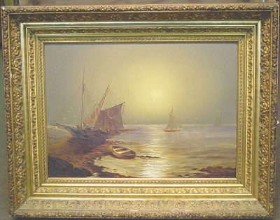 Lot 59 - H.A. Shilling 20th Century HAZY COASTAL SUNSET...