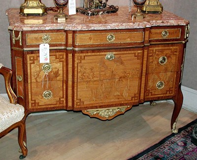 Lot 583A - Louis XVI Style Marble Top Gilt-Bronze...