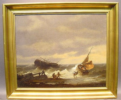 Lot 101 - Henri Adolfe Schaep Dutch, 1826-1870...