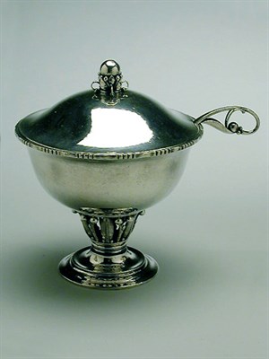 Lot 517 - Georg Jensen Sterling Silver Covered Bowl...