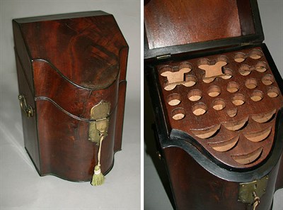 Lot 560 - George III Mahogany Knife Box