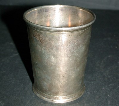 Lot 291 - American Coin Silver Mint Julep Cup John B....