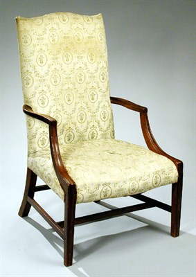 Lot 176 - Federal Mahogany Lolling Chair New England,...