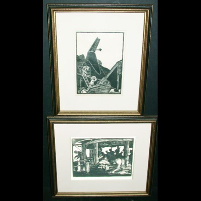 Lot 281 - Clare Leighton THE MALTHOUSE; WASHING THE BOAT:...