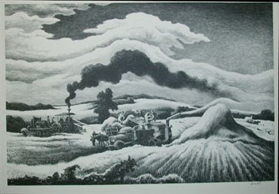 Lot 159 - Thomas Hart Benton THRESHING (F. 48)...