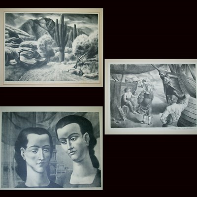 Lot 181 - Federico Castellon BY THE ARKS; ROAD IN...