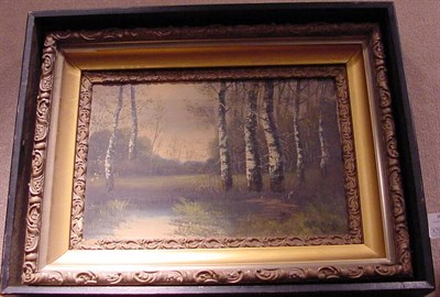 Lot 10 - American School 20th Century BIRCH FOREST...