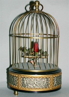 Lot 575 - Singing Bird Cage Automaton