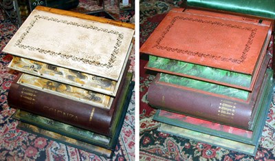 Lot 676 - Pair of Painted Metal Trompe L'Oeil Boxes Each...