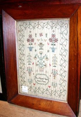 Lot 183 - English Silk and Wool Needlework Picture Mary...
