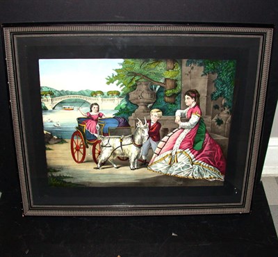 Lot 76 - H. Schile VIEW OF CENTRAL PARK: PREPARING FOR...