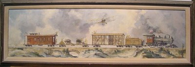 Lot 57 - Joe Hunt American, 20th century CHASING PANCHO...