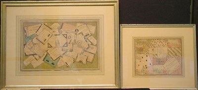 Lot 9 - French School 18th Century TROMPE L'OEIL OF...