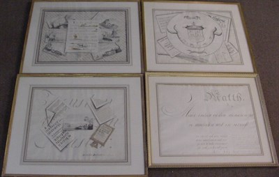 Lot 8 - Dutch School 18th/19th Century CALLIGRAPHY...