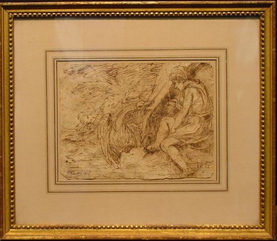 Lot 20 - Italian School 17th Century LEDA AND THE SWAN...