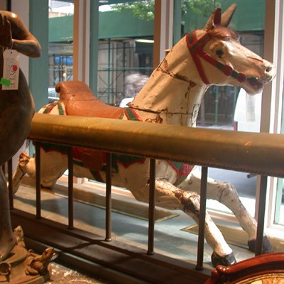 Lot 525 - Painted Carousel Horse