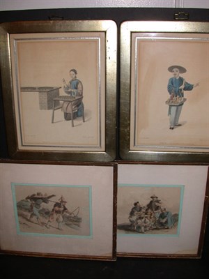 Lot 129 - After Pu-Qua AN APOTHECARY and A WOMAN...