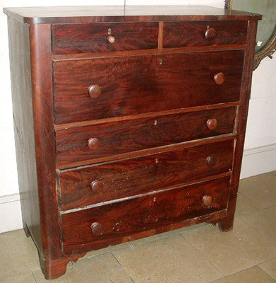Lot 324 - American Empire Style Mahogany Chest of Drawers
