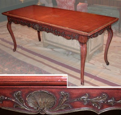 Lot 254 - Provincial Louis XV Style Grain Painted Console