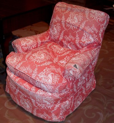 Lot 261 - Pair of Victorian Style Upholstered Armchairs