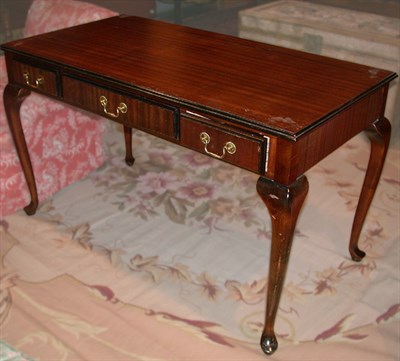 Lot 259 - Queen Anne Style Mahogany Writing Desk