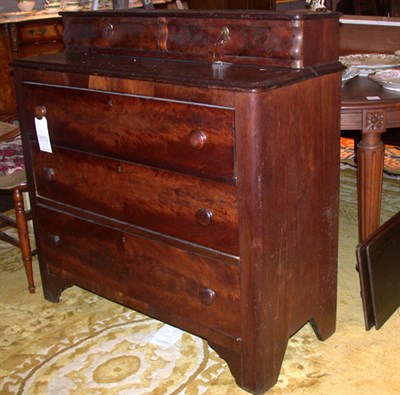 Lot 163 - American Empire Style Mahogany Chest of Drawers