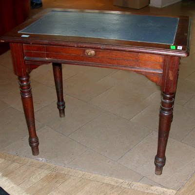 Lot 490 - Victorian Leather Inset Mahogany Writing Desk
