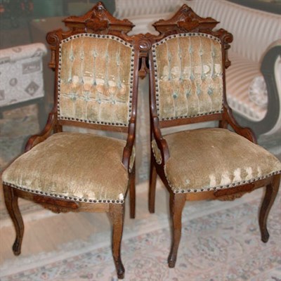 Lot 183 - Pair of Eastlake Victorian Mahogany and...