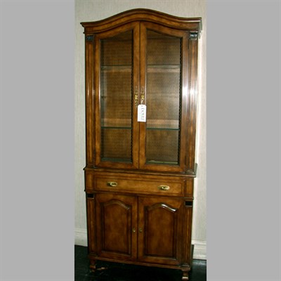 Lot 141 - Pair of Neoclassical Style Walnut Bookcases