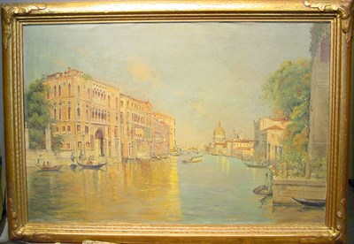 Lot 70 - A. Mirrotto 20th Century GRAND CANAL, VENICE...