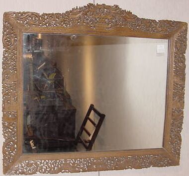 Lot 117 - Carved Wood Frame 19th Century 22 1/2 x 29 x 4...