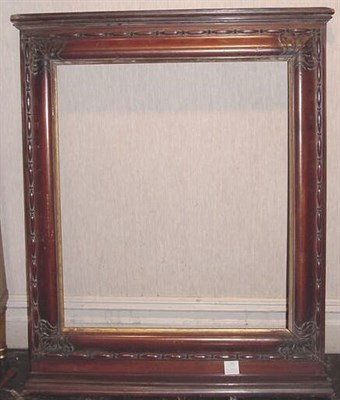 Lot 122 - Carved and Stained Wood Frame 19th Century 28...