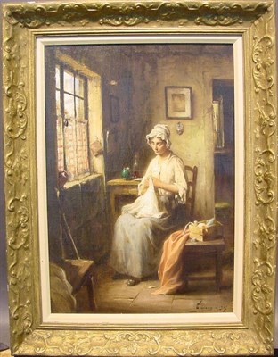 Lot 110 - Adrien (Henri) Tanoux French, 1865-1923 SEWING...