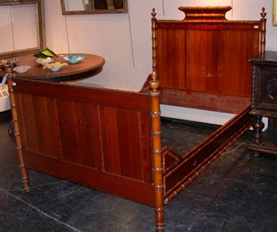 Lot 213 - Victorian Faux Bamboo Bed