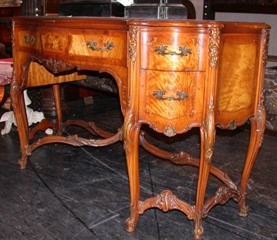Lot 212 - Louis XVI Style Marquetry Inlaid Maple and...