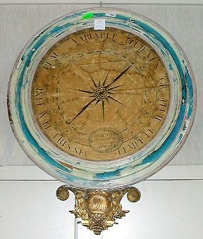 Lot 176 - Louis XV Style Painted and Parcel Gilt Barometer