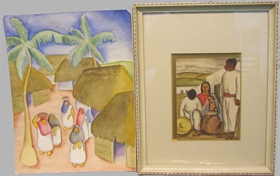 Lot 73 - Montoya 20th century PUEBLO Signed Montoya...