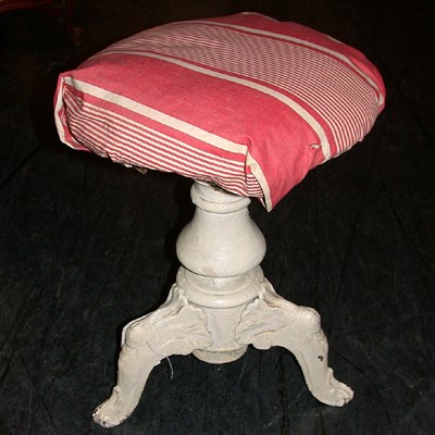 Lot 187 - Victorian Cast Iron Stool