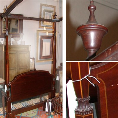 Lot 189 - Federal Style Mahogany Tester Bed