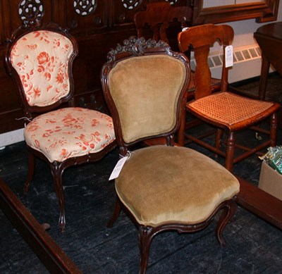 Lot 200 - Group of Four Victorian Rosewood and Maple...