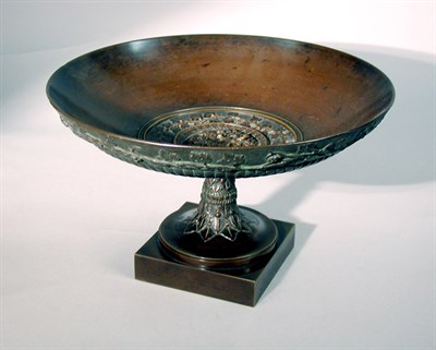 Lot 727 - Classical Revival Bronze Center Bowl Of...