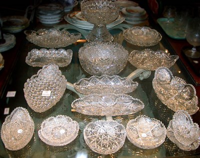 Lot 357 - Miscellaneous Group of Colorless Cut Glass...