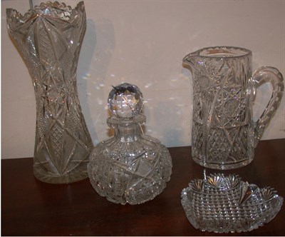 Lot 300 - Miscellaneous Group of Colorless Cut Glass...