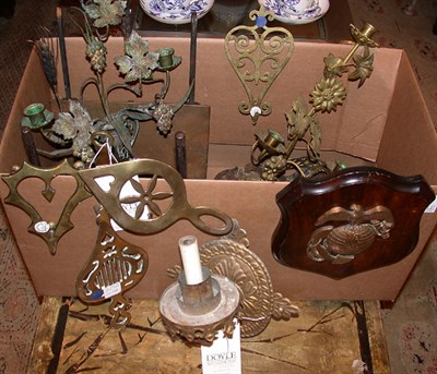 Lot 364 - Miscellaneous Group of Brass and...