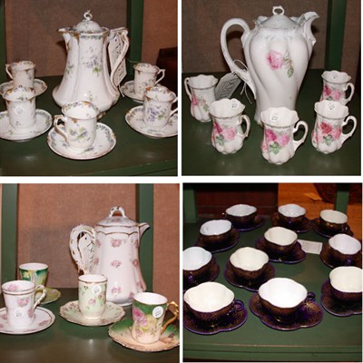 Lot 376 - Miscellaneous Group of Porcelain Cups, Saucers...