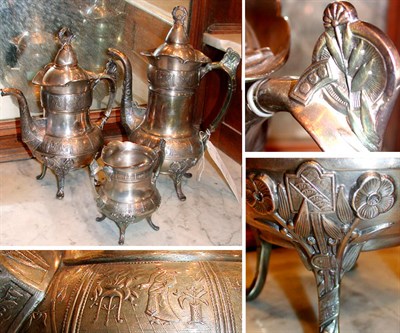 Lot 387 - Reed & Barton Silver Plated Three-Piece Tea...