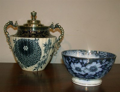 Lot 311 - Doulton Burslem Porcelain Biscuit Barrel...
