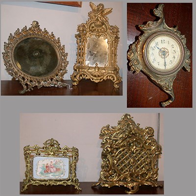 Lot 317 - Miscellaneous Group of Gilt-Bronze, Gilt-Metal...